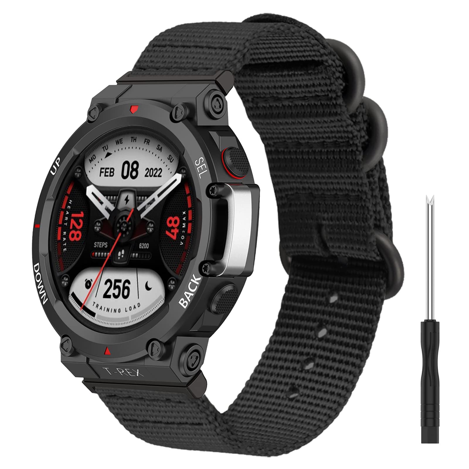 Amazon.co.jp: [PONATTENO] For Amazfit T-Rex 2専用バンド 替えバンド 