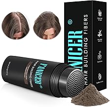 27.5G Hair Fibers, Hair Fiber-Microfibers Powder to Conceal Baldness and Increase Volume, Lena and Thicken Your Hair, Full Hair in Seconds, for Women and Men (Medium Chest)