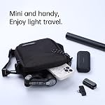 AOCHUAN B20 Sac à caméra Sac de rangement Gimbal pour appareil photo, objectif, 3-Axis Stabilisateur Gimbal & Accessoires pour appareil photo, avec insert de compartiments, Mesh & Serre-épaule