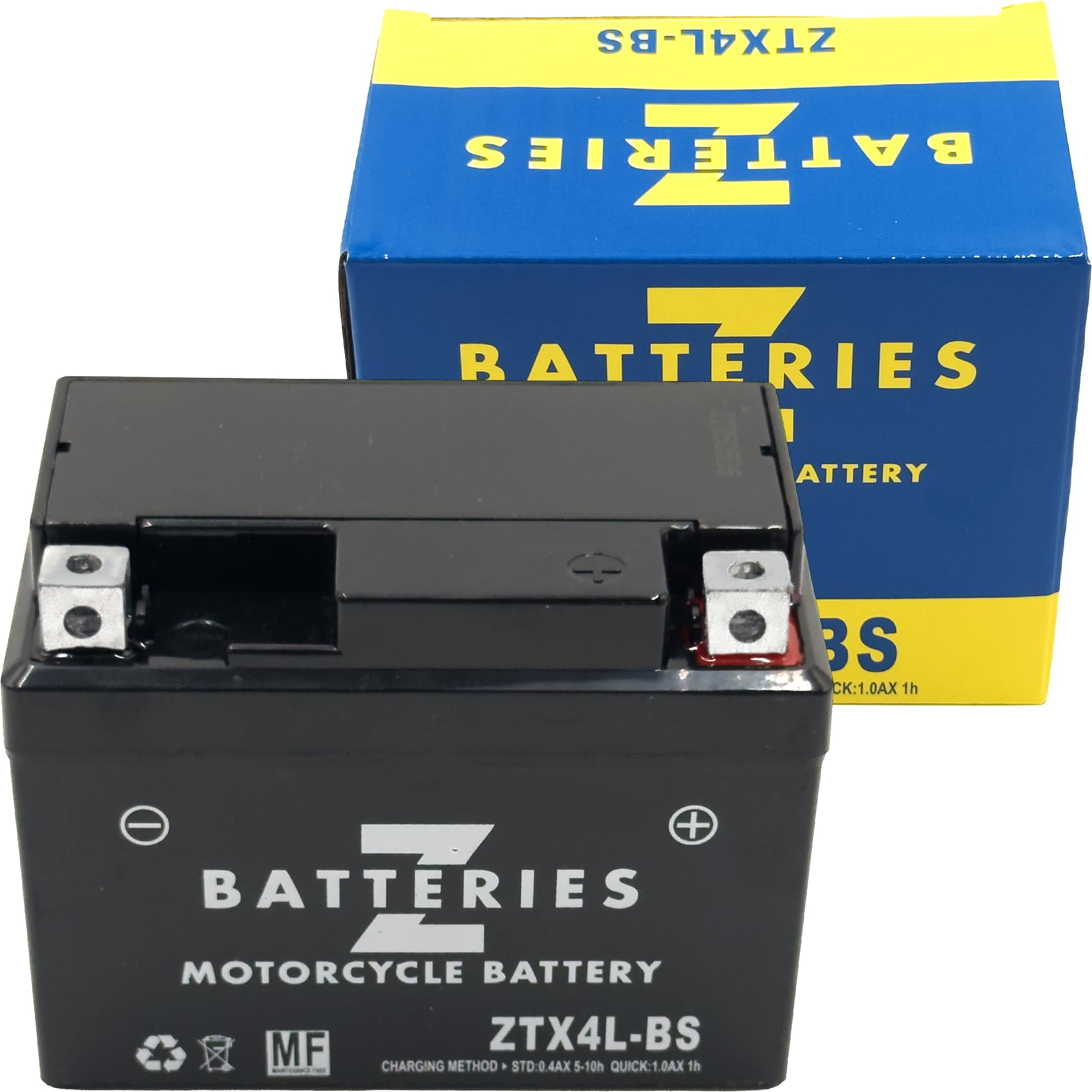 Amazon | Z BATTERIES バイクバッテリー YTX4L-BS ユアサ 互換 ZTX4L