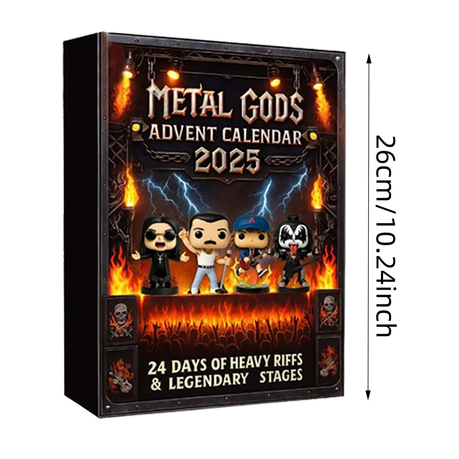 Legends Of Rock & Metal Lot De 2 Calendriers De L'Avent 2025