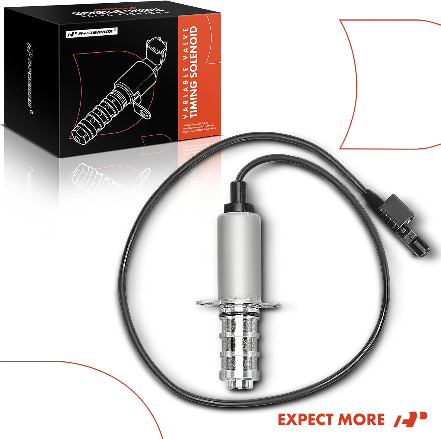 A-Premium Intake or Exhaust Engine Variable Valve Timing (VVT) Solenoid Compatible with Mercedes-Benz C63 AMG, E63 AMG, CLS63 AMG, CLK63 AMG, CL63 AMG, ML63 AMG, R63 AMG, S63 AMG, SL63 AMG, SLS AMG