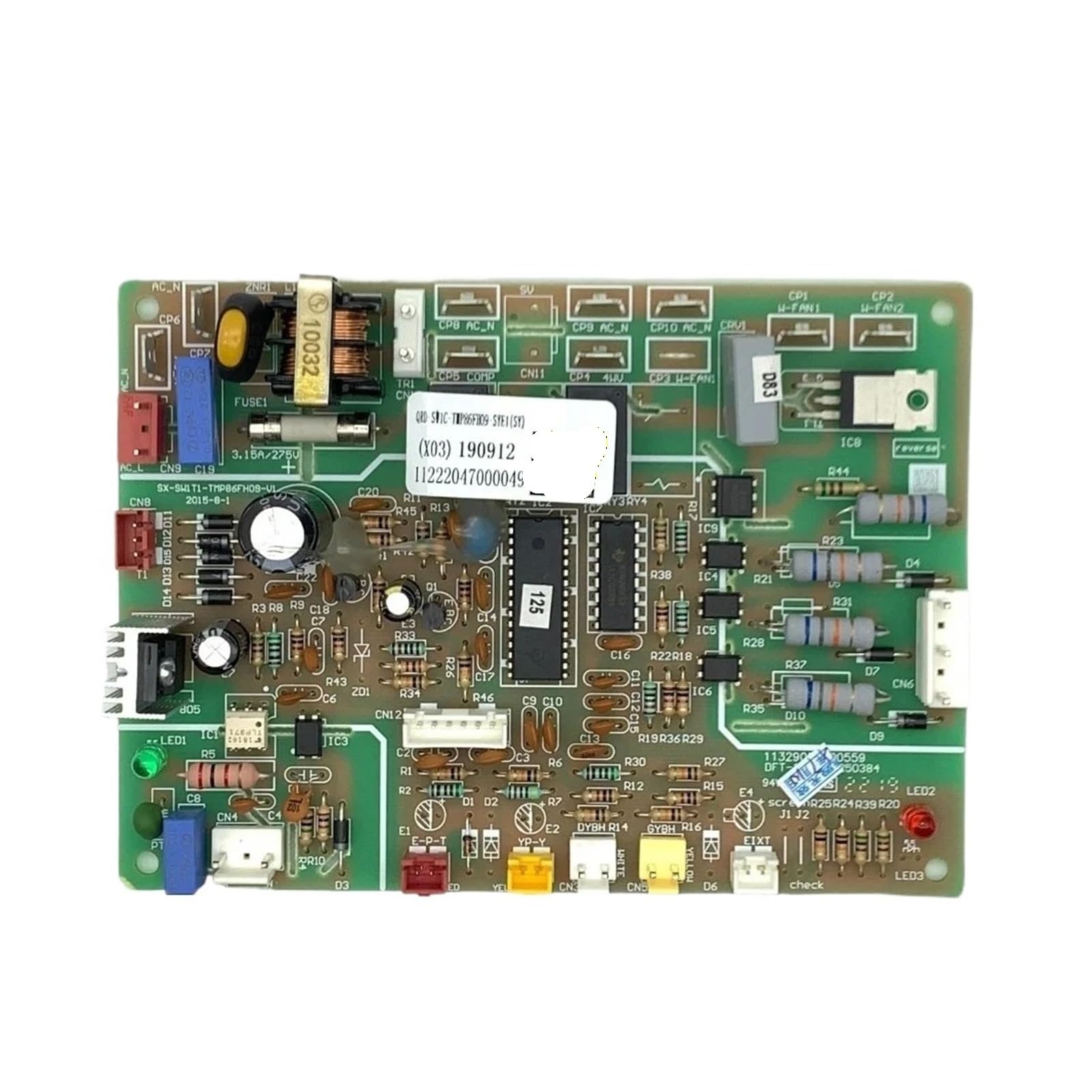 Central Air Conditioner Control Board，Compatible For AUX， 11222047000049 QRD-SW1C Circuit PCB 000804BHCE2 Inverter Assembly