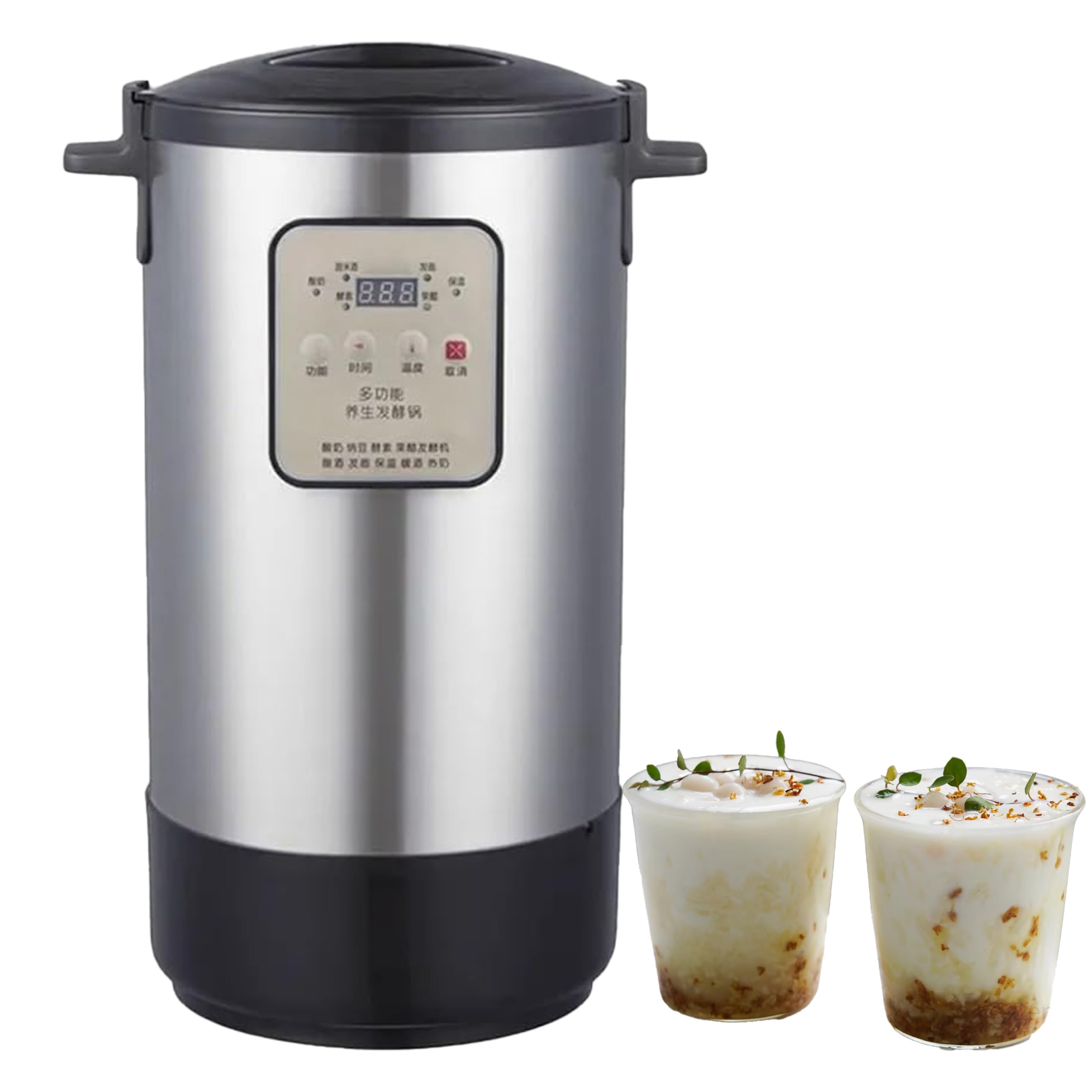 JozyJul 12/18L Commercial Yogurt Machine,Stainless Steel Yogurt Fermentation Machine,for Yogurt,Sweet Rice Wine,Enzyme,Dough,Fruit vinegar Etc 18L