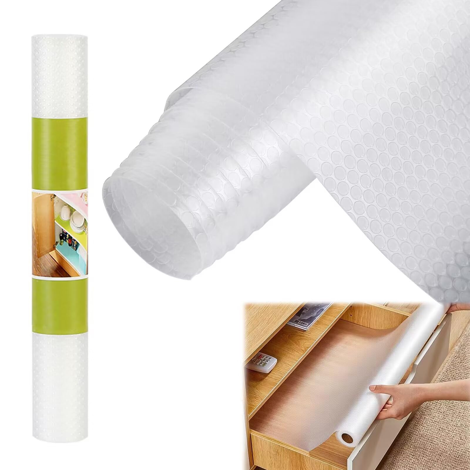 Tappetino Per Cassetti In EVA - 44x600 Cm - Antiscivolo, Impermeabile, Ritagliabile - Per Cucina, Frigo, Armadi - Foto 10