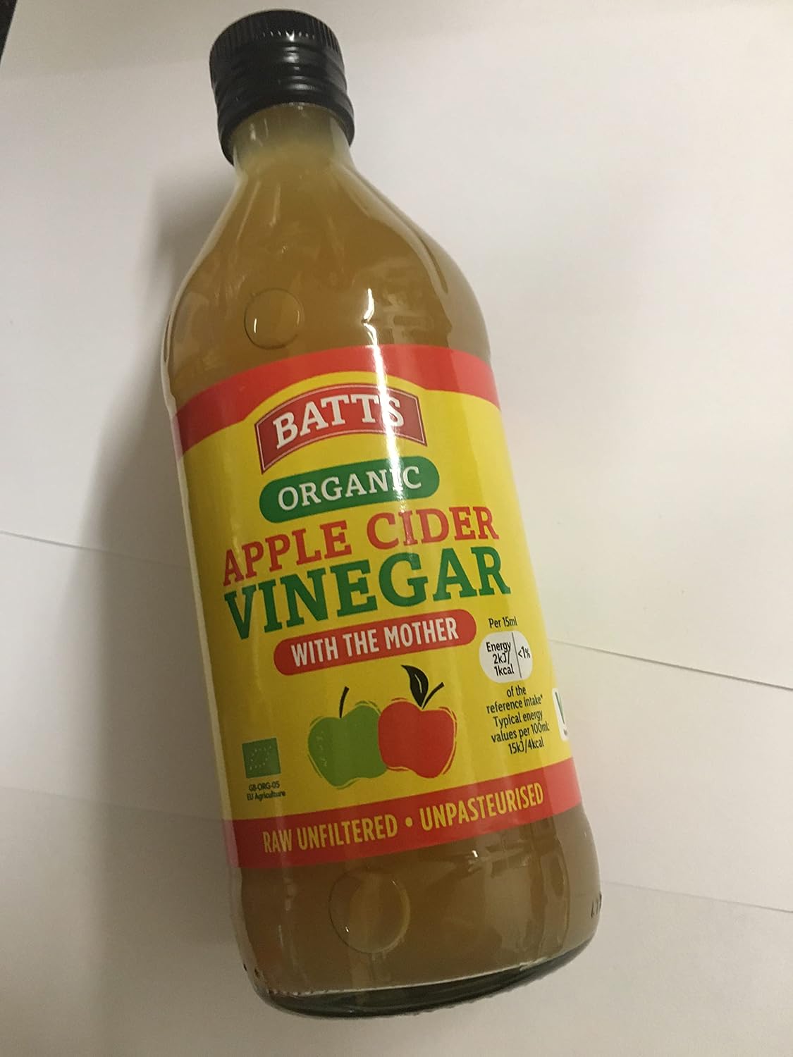 Batts organic apple cider vinegar 473ml Amazon.co.uk Grocery