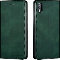 Vista 20 de QLTYPRI Funda para iPhone XR, funda de piel sintética de alta calidad, parachoques de TPU con soporte para tarjetas, atril, absorción magnética