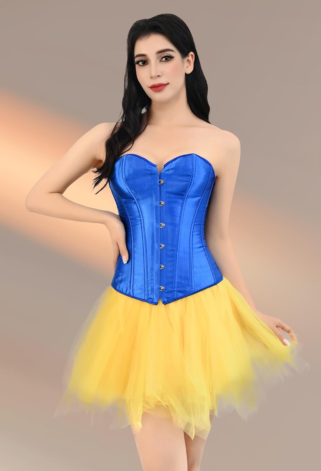 Kranchungel Corset Tops for Women: Plus Size Renaissance Corset - Lace up Bustier Overbust Halloween Costumes - Photo Shoots - Image 4