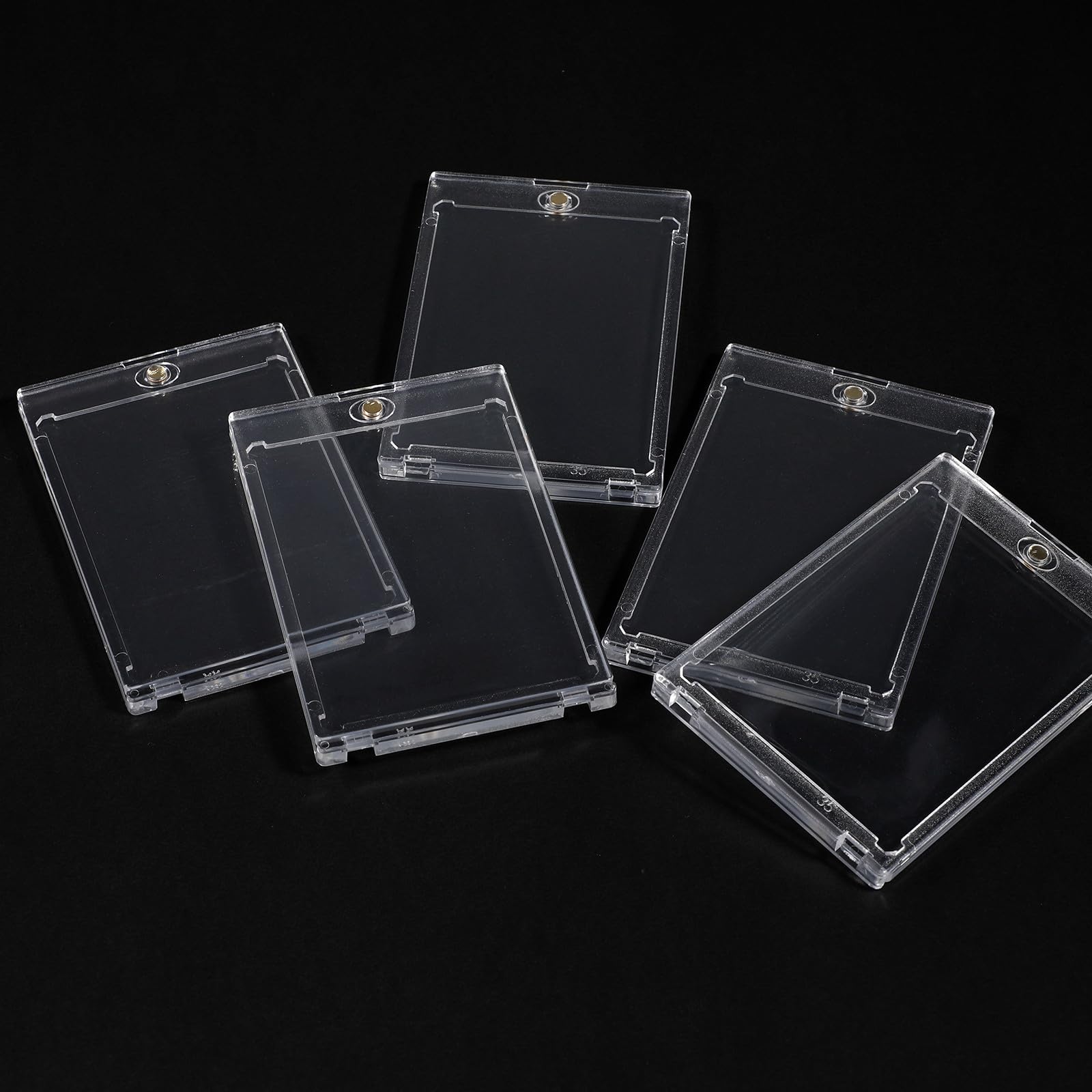 DOITOOL 30 Pièces Porte-cartes Magnétique Transparent en Plastique