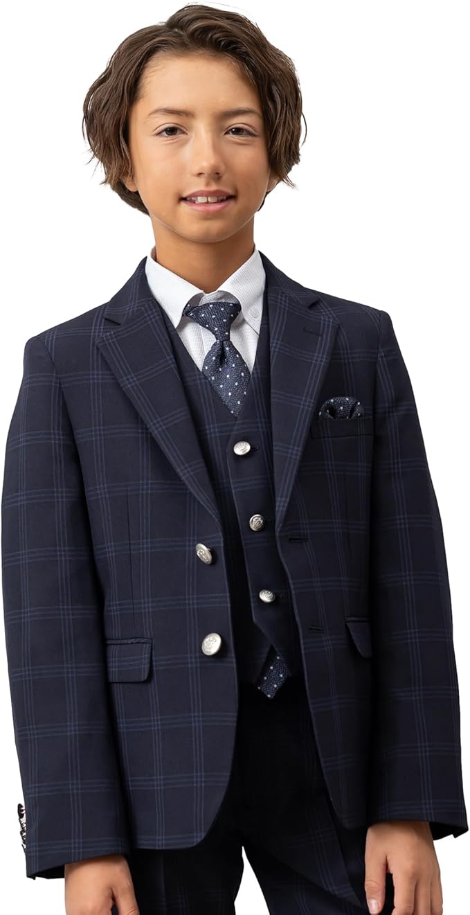 Amazon | [ワンダーファクトリー] 卒業式 スーツ 男の子 6点セット