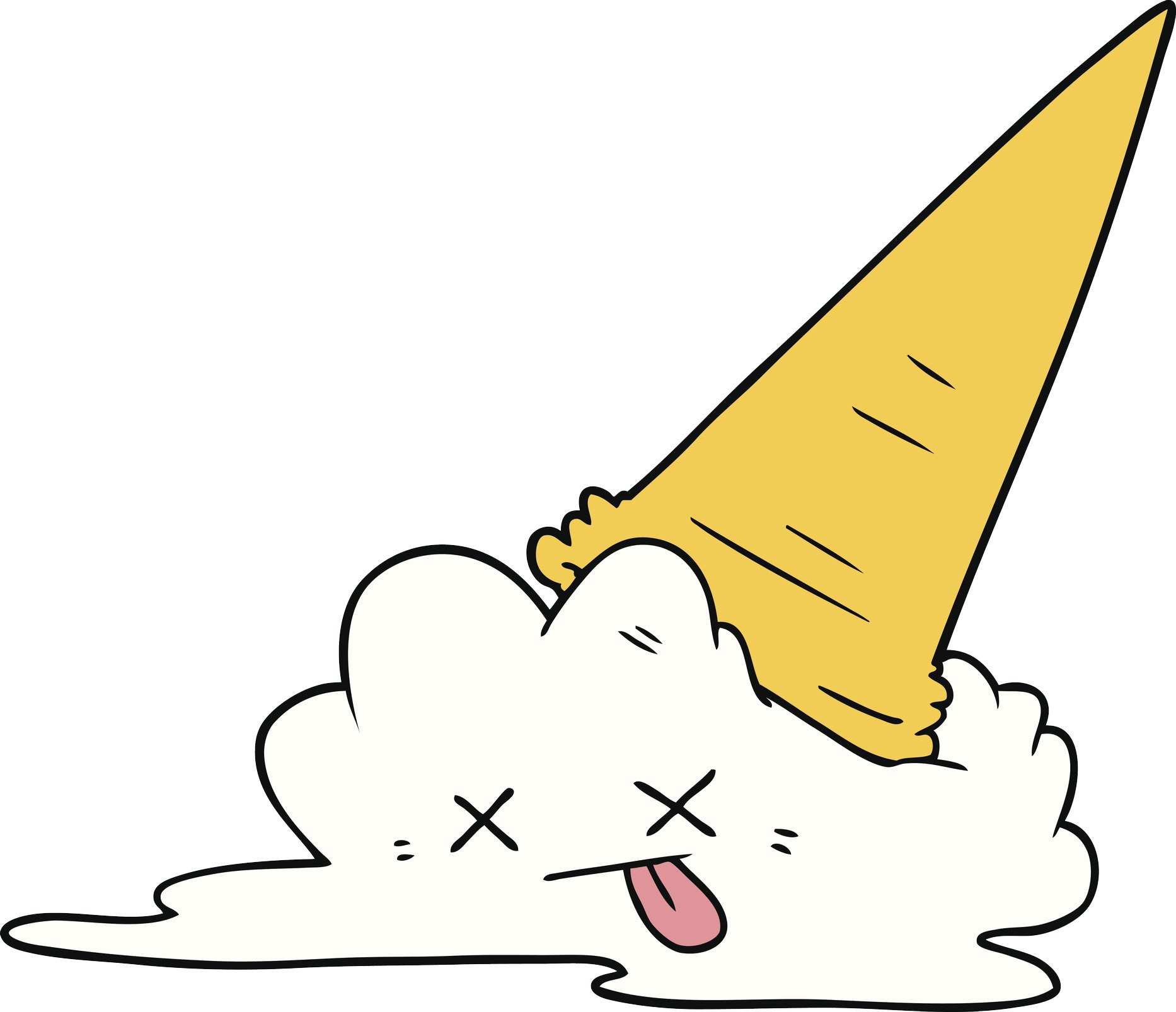 Melted ice cream