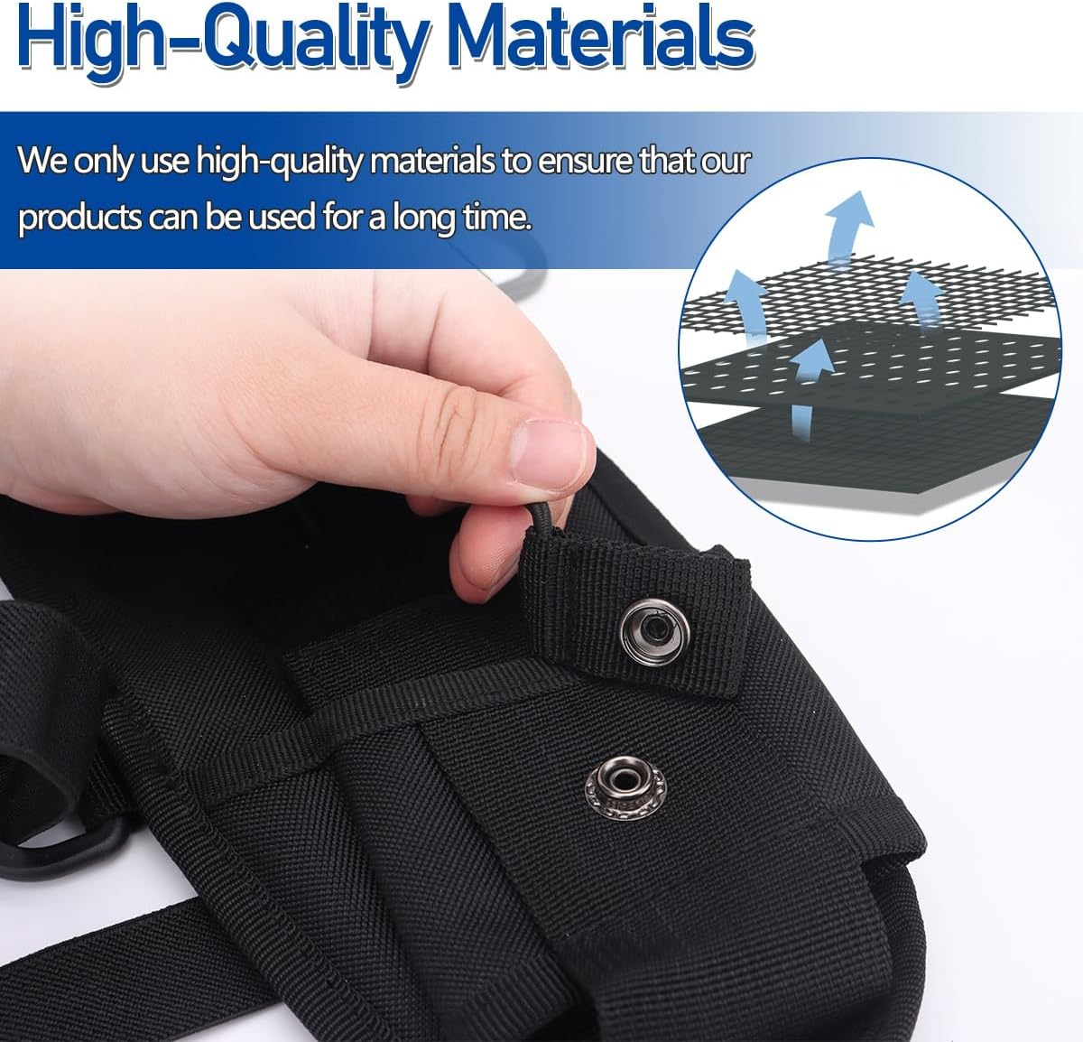 Radio Chest Harness Double Radio Shoulder Holster Chest Harness Vest Rig Strap Two Way Raido for Baofeng UV-5R AR-152 5RM BF-F8HP PRO K5PLUS UV32 DM 32 Walkie Talkie Rescue Essentials（2pcs）