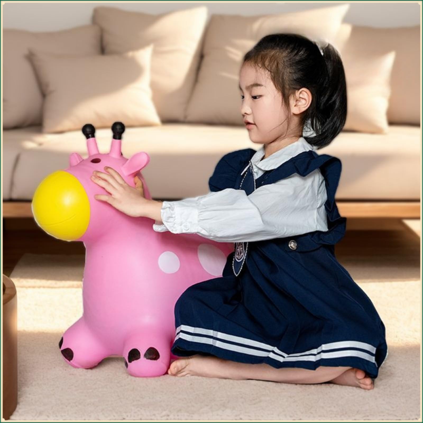 Amazon.co.jp: PSEKQ ジャンピングホースベビー子供用おもちゃ 大人も