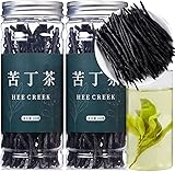 Picture of Hee Creek Kuding Tea 7.05oz/200g Needle Kuding Cha Ku Ding Chinese Herbal Bitter Tea Loose Leaf Green Tea, Clear Heat and Detox, No Additives 苦丁茶 大叶苦丁