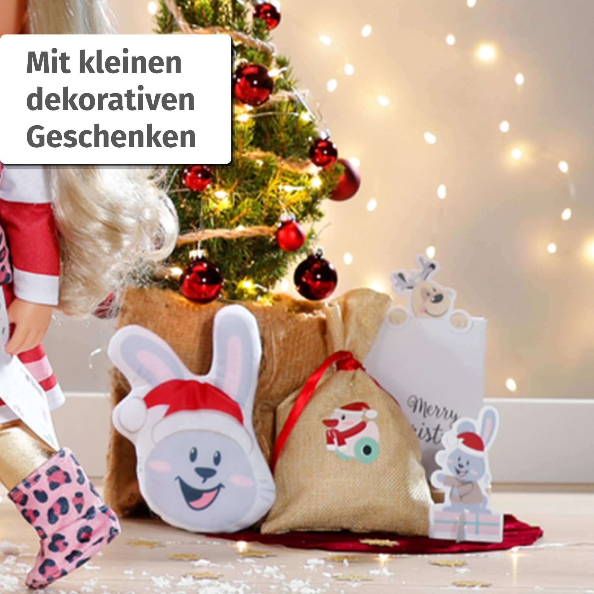BABY born Adventskalender mit 24 Überraschungen, Puppenkleidung und Accessoires für 43 cm Puppen, 836101 Zapf Creation