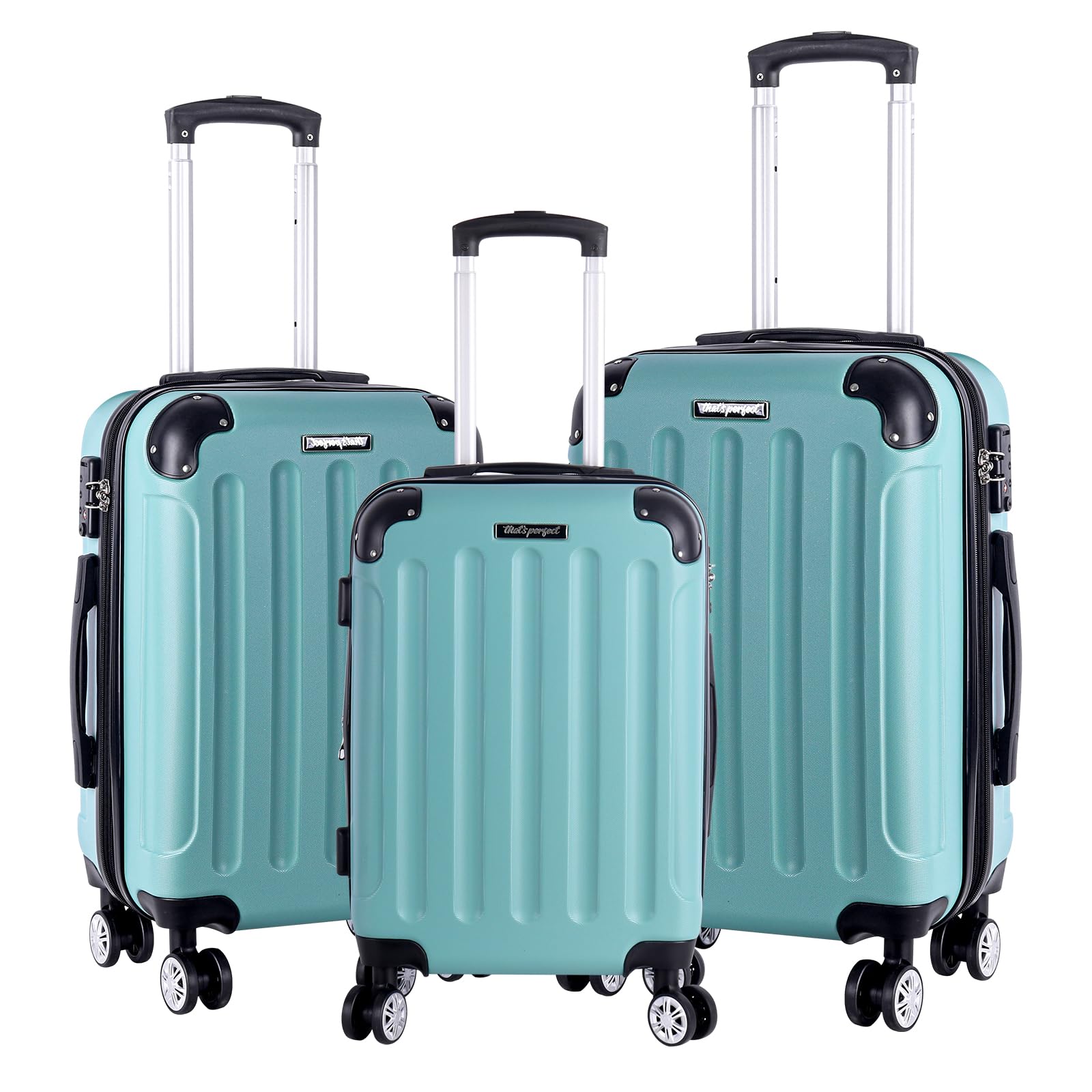 Set 3 Valises Rigides Citadine - Ultra Résistantes & Garantie à Vie
