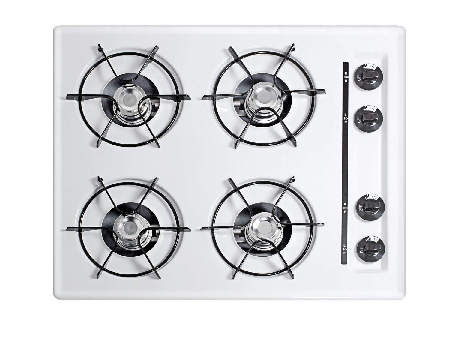white glass cooktops