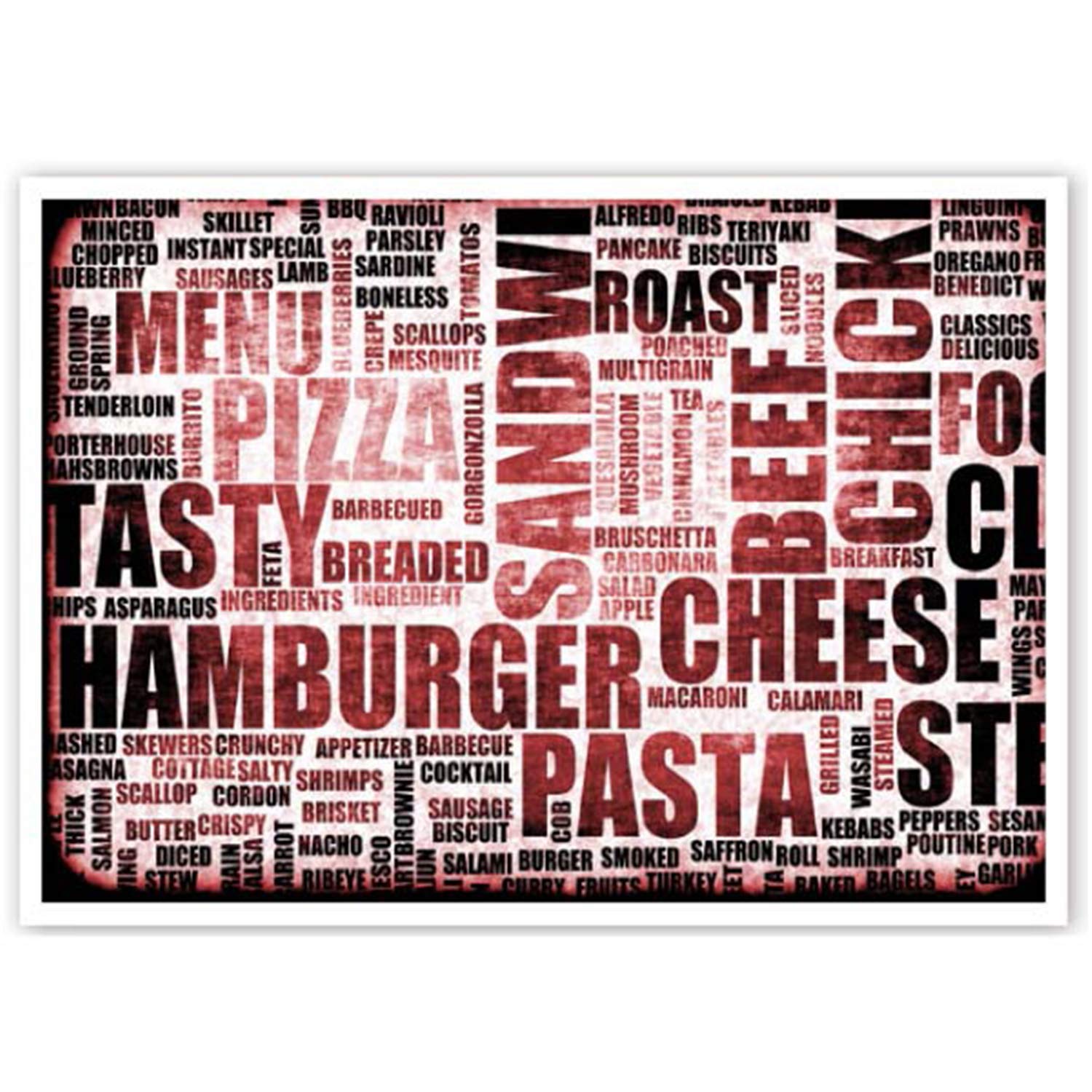 García de Pou 156.48 Manteles de Papel Individuales Fast Food, 70 G/M2, 31 x 43 cm, Multicolor, 500 Unidades