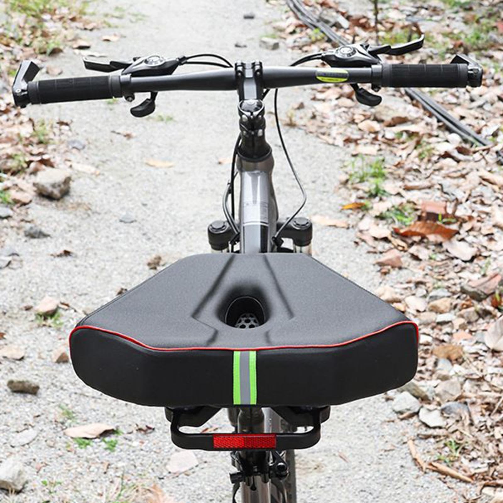 Sella per mountain bike - Sella per bicicletta ampia e confortevole, cuscino ergonomico che assorbe gli urti, accessori da ciclismo per uomini, donne, giovani ciclisti e viaggi