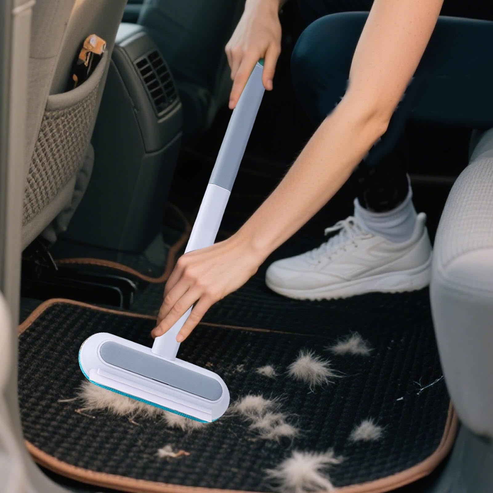 Huisdierenhaar Verwijderingsbezem | Draagbare En Herbruikbare Tapijtborstel - Huisdieraccessoires voor Bankstoffering Grasmat Vloerkleed Meubels Tuinbed Auto Vloer Kleding Huisdierenhaar Verwijderingsbezem | Draagbare En Herbruikbare Tapijtborstel - Huisdieraccessoires voor Bankstoffering Grasmat Vloerkleed Meubels Tuinbed Auto Vloer Kleding