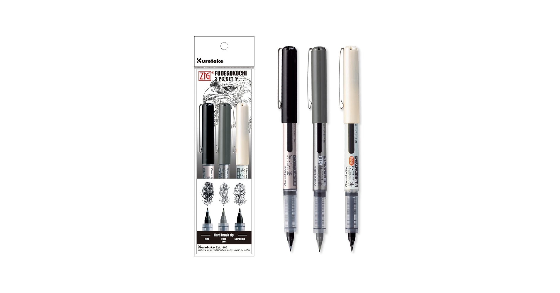ぺんぐ Amazon.com : Kuretake Zig Inktober pen set, for Illustration