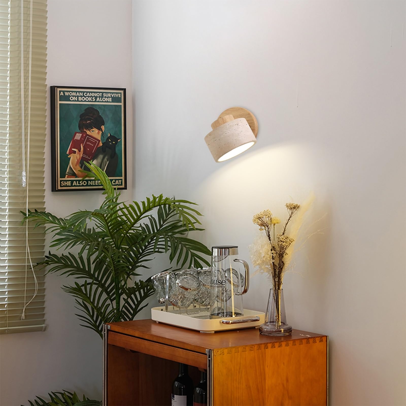 Lampada da Parete a LED con Interruttore, Applique da Comodino, faretto a Incasso, Applique Regolabili per Camera da Letto, Soggiorno, Hotel