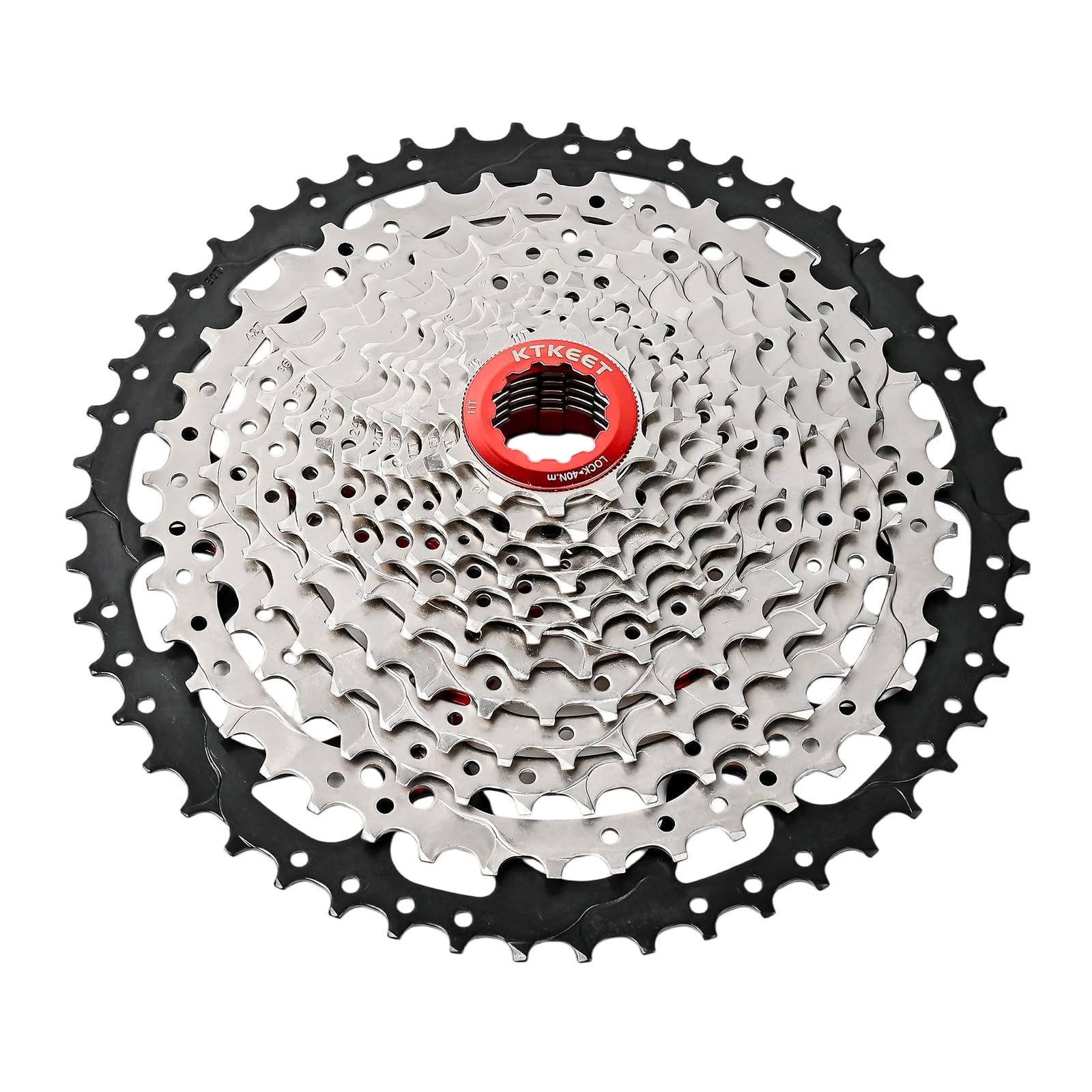 KTKEET 12 Speed Bike Cassette 11-28T/32T/34T/36T/46T/50T/52T Mountainbike/Racefiets Cassette 12 Speed Fiets Cassette Tandwiel Compatibel met Shimano Ultegra xt Sunrace Sram (11-52T
