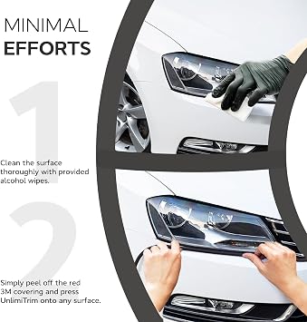 All-Fit Automotive UnlimiTrim Decorative Vehicle Trim (0.25x120, Black)