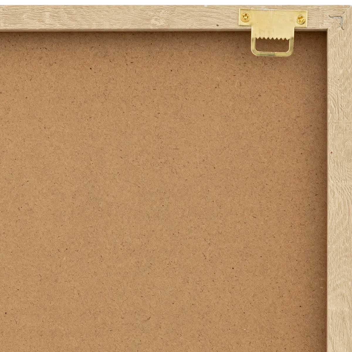 Atmosphera Créateur d'intérieur - Tableau Imprimé Déco Elin 50x70cm Beige & Doré