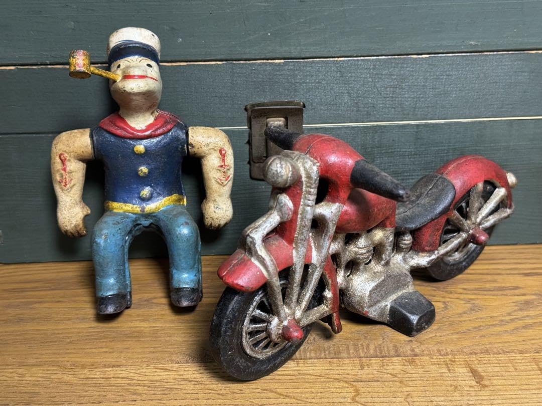 バイク乗り　置物　figure ヴィンテージ バイク乗り 置物 figure ヴィンテージ - メルカリ