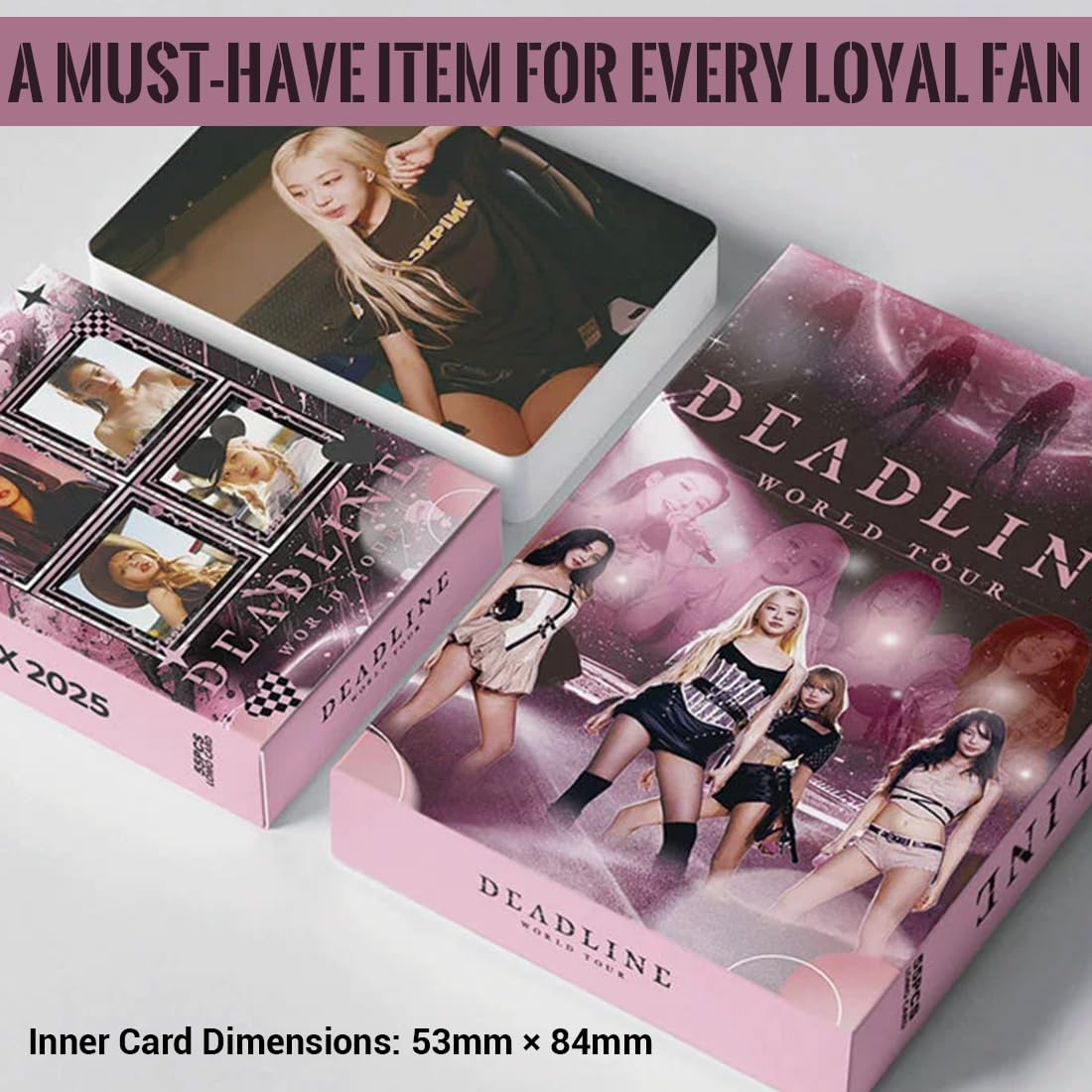 Kpop BP Cartes à Collectionner Born Pink World Tour 55 Lomo Cartes