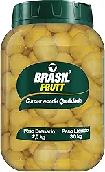 Brasil Frutt Azeitona Verde Gordal com Caroço balde 2kgs