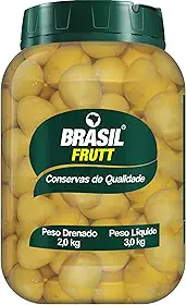 Brasil Frutt Azeitona Verde Gordal com Caroço balde 2kgs