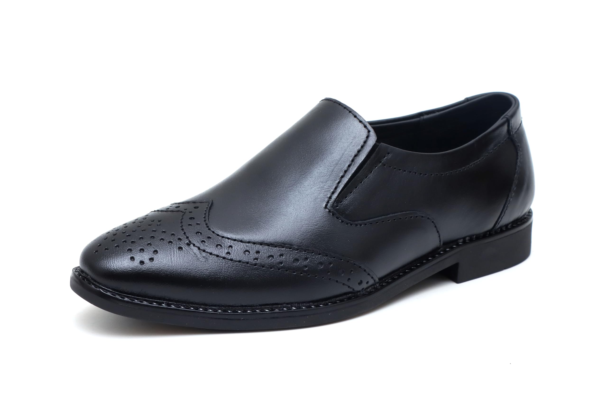 ARAMISH Black Formal Mocassin Slip On Genuine Leather Shoes for Boys- 5 UK (B0D1G75BJY) Amazon Price History, Amazon Price Tracker
