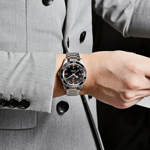 Miniatura 2 de Pagani Design Relojes para hombre, Japón NH35, movimiento automático, acero inoxidable, 1.614 in, cristal de zafiro, resistente al agua, para hombre