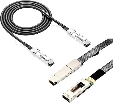 1 Pack of 40G QSFP+ DAC Cableand 1 Pack of 40G QSFP+ to QSFP+ Extender Cage