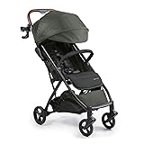 Summer Infant Ingenuity 3Dquickclose CS+ Compact Fold Stroller – Lightweight Stroller with Oversized Canopy, Extra-Large Storage and Compact Fold, Forest