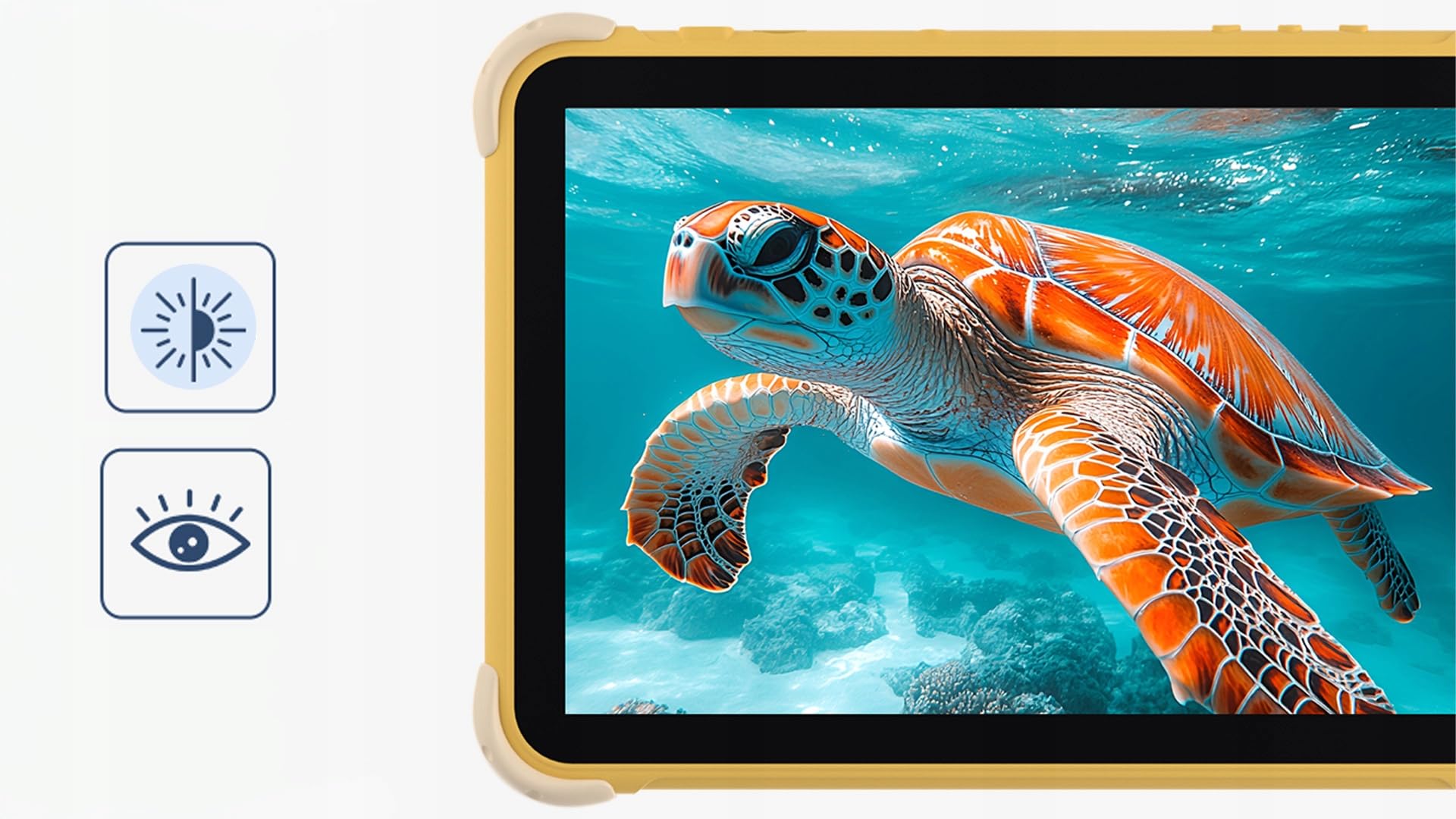 KODAK KT102 Tablet Dla Dzieci 10,1 cala HD 1280×800 Android 15 4GB RAM 64GB Pamięci Rozszerzenie do 128GB Bateria 6000mAh Wytrzymałe etui ochronne