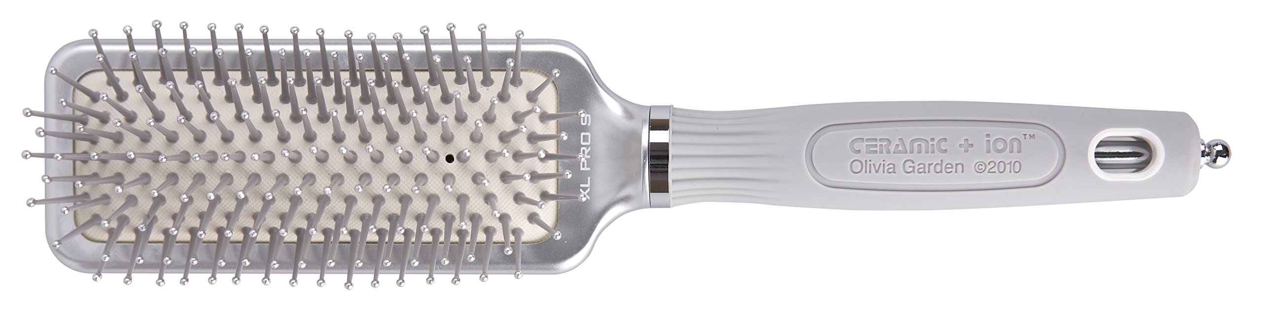 Olivia Garden Ceramic Plus Ion Extra Large Pro Pneumatic Brush Small - 9 Rows