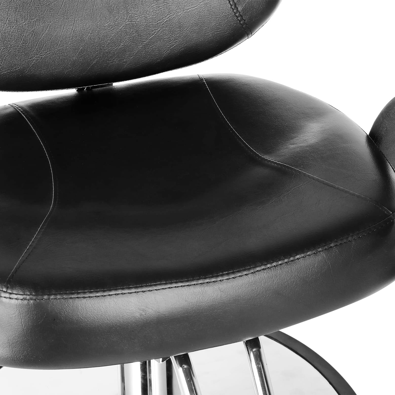 Friseursalon-Ausstattung Schwarzer hydraulischer Friseurstuhl Höhenverstellbar Schönheits-Shampoo- und Spa-Ausstattung Für Friseure und den Heimgebrauch
