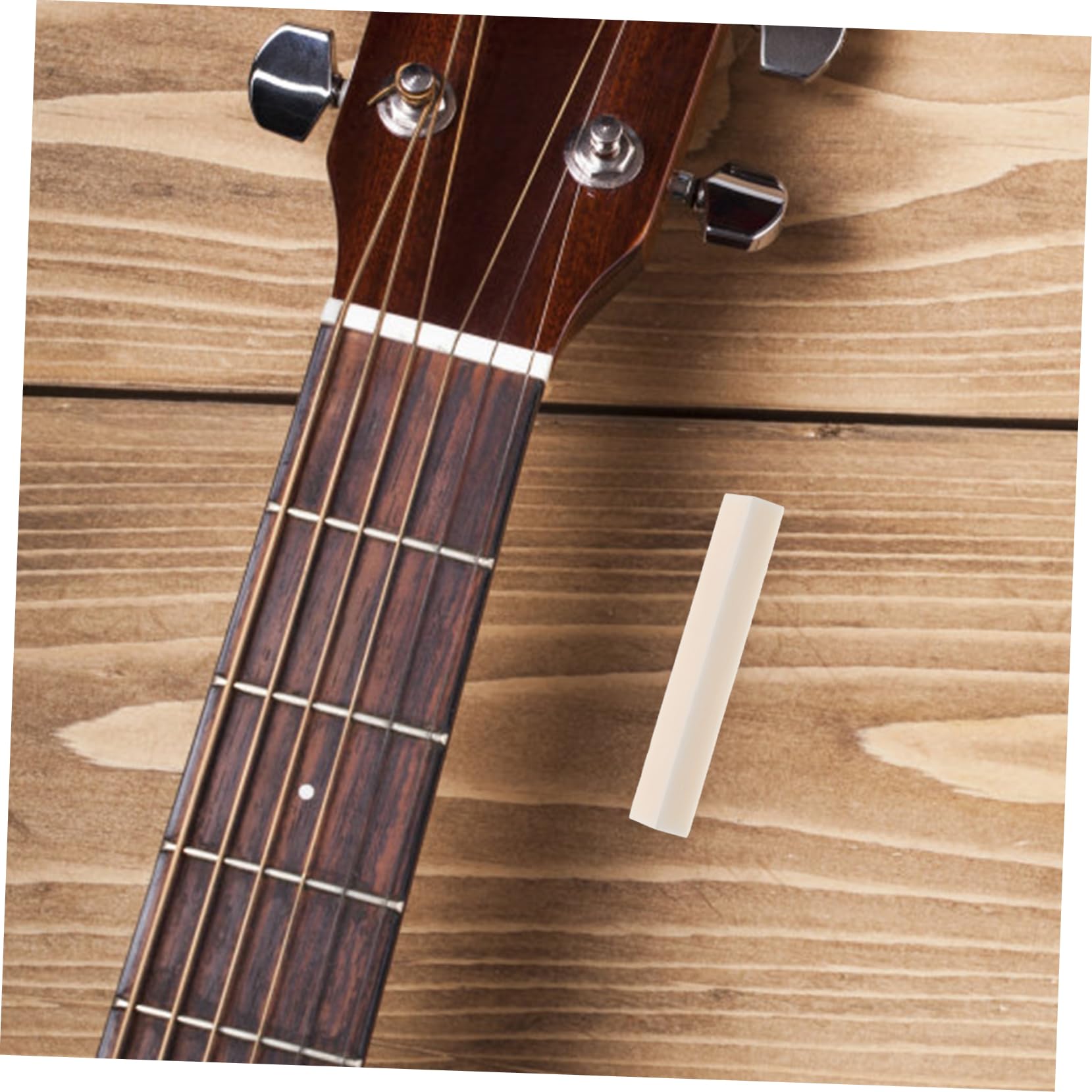 HEMOTON Acoustic Bass Bridge Saddle 5pcs Guitar String Nuts Ox Bone Guitar Bridge Saddles Supplies Tone Upgrade