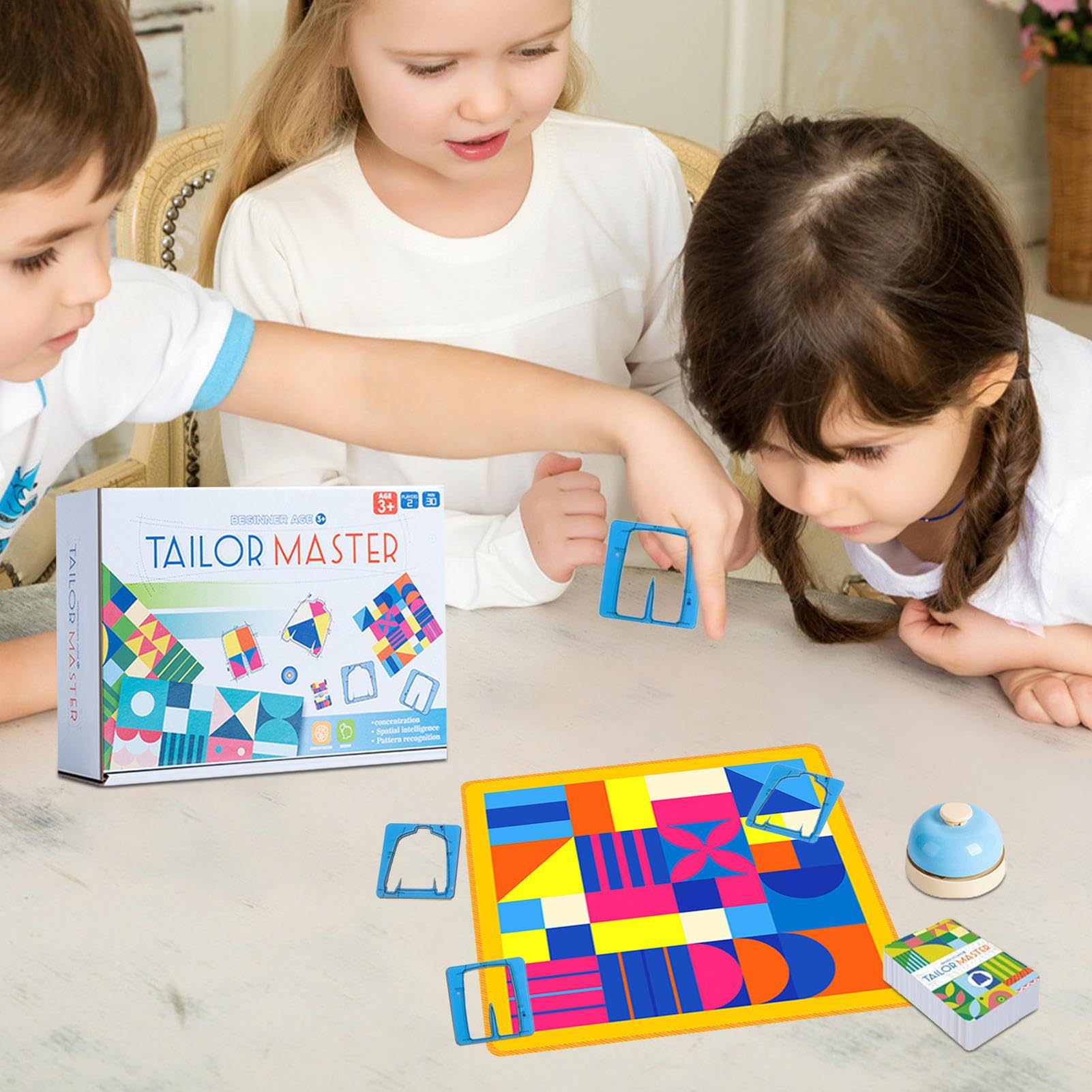 35 X 35 X 0,2 cm Tailor Master Game Passende Kleidung Puzzle-Spiel Farblich Passendes Tischspiel Tailor Master Matching Spiel Zu Kultivieren Denken Reaktion, Doppelbattle-Tischspiel