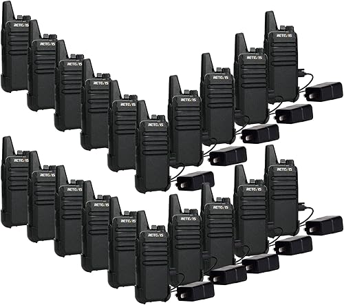 Retevis RT22 Walkie Talkies Mini radio recargable de dos vĂas de largo alcance radio de 2 vĂas pequeña portátil VOX para negocios negocios negocios Retevis RT22 Walkie Talkies Mini radio recargable de dos vĂas de largo alcance radio de 2 vĂas pequeña portátil VOX para negocios negocios negocios