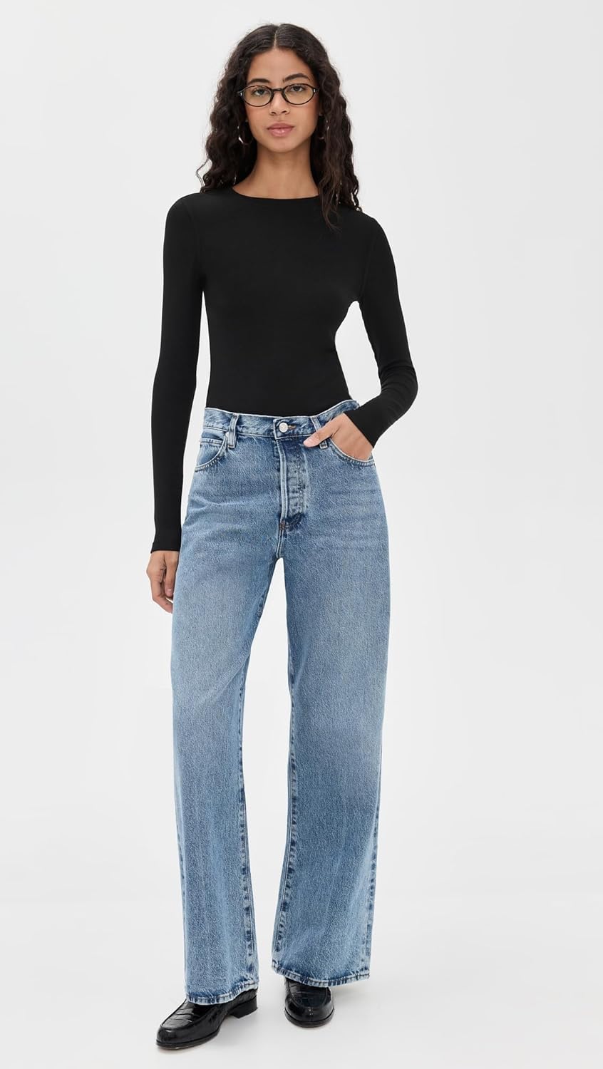 FRAME Women's The Rib Crew - Image 5