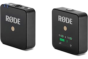 Rode Wireless Go Compact Wireless Microphone System, Transmitter and Receiver