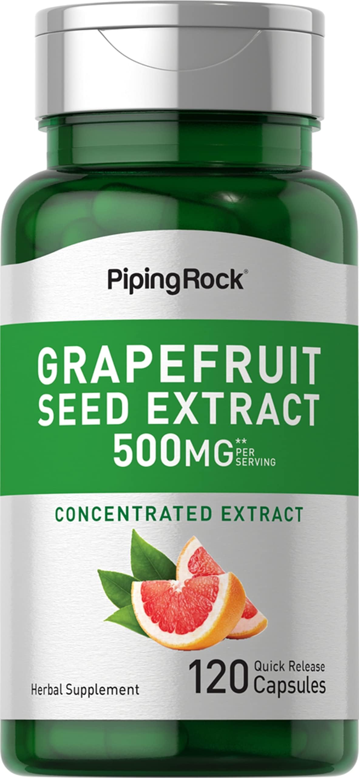 Amazon.com: Piping Rock Grapefruit Seed Extract Capsules | 500 mg | 120 ...