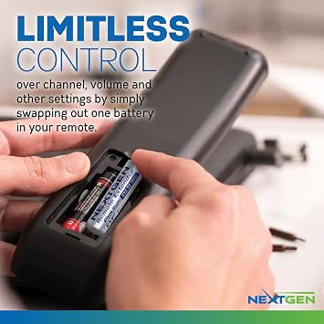 Nextgen IR Remote Repeater 100 ft Range Infrared Extender Kit, Radio Frequency IR Blaster Extends Control for Cable Box, Chromecast, Roku, Fire Stick