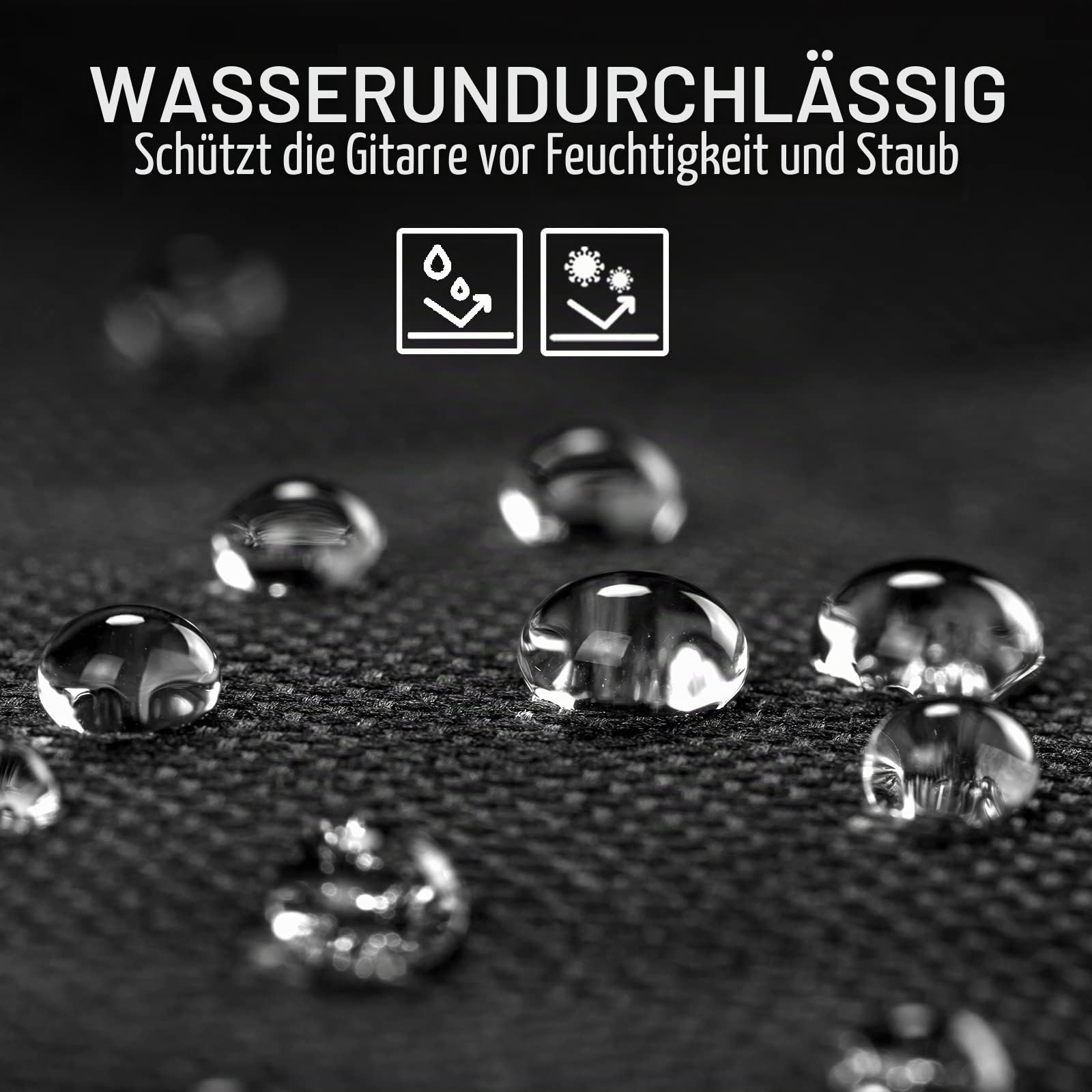CAHAYA Konzertgitarre Tasche Klassische Gitarrentasche Gigbag 6 mm gepolstert wasserdicht mit Reflexstreifen Gitarrentasche passend für 39 Zoll Klassische Gitarre Spanische Gitarre CY0288