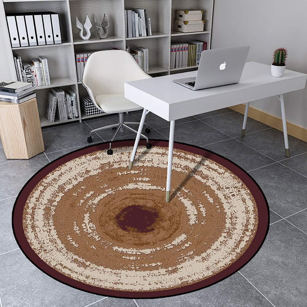 Wood Grain Area Rug Living Room Rug Washable Non Slip Floor Carpet Tree