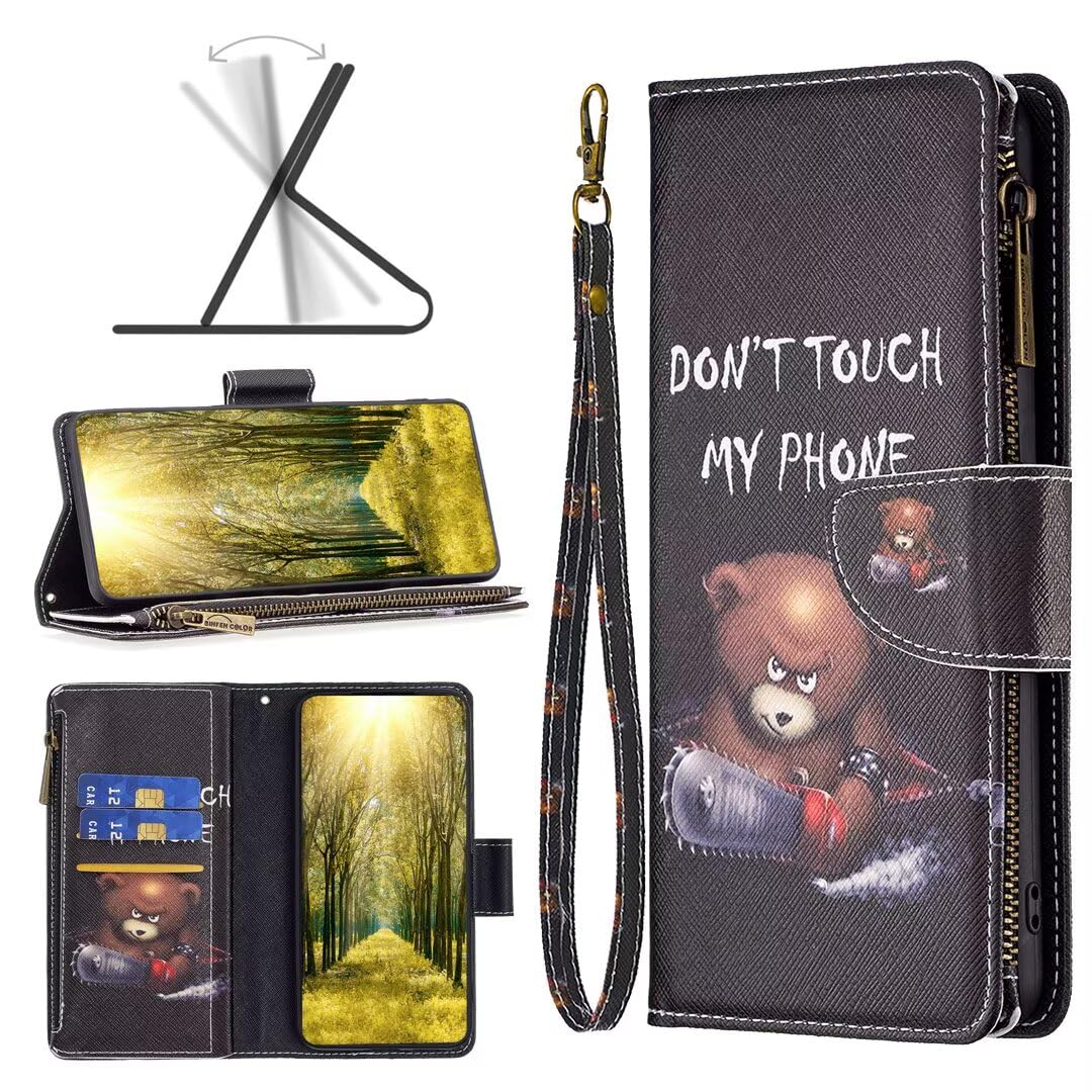 Funda Tipo Cartera Magnética Para Infinix Note 11 Pro - Protección A Prueba De Golpes, Con Soporte Para Tarjetas Y Dinero, Color Azul